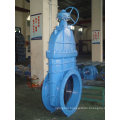 Double Flange Resilient Seated Gate Valve with Gearbox